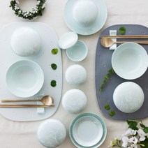 한국도자기본차이나 비취명품 예단반상기세트 21pcs, 예단포장O, 21개
