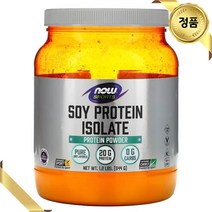나우푸드 스포츠 분리 콩 단백질 20g 분말 544g 무맛 가루 칼슘 칼륨 아미노산 철분