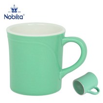 노빌타 라인 머그잔 340ml (피스타치오그린) 커피잔