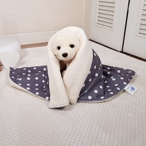 8 DECO 강아지담요 강아지이불 강아지한테뺏긴담요, 뺏요 바이올렛버블