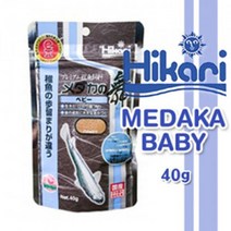 매직아쿠아 히카리 메다카 베이비 (40g) 치어용 사료, 1개, 40g