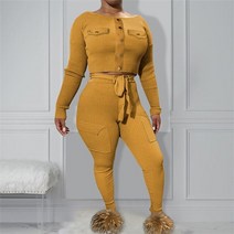 니트셋업 케이블니트 홀가먼트 znaiml 2023 솔리드 니트 캐주얼 운동복 투피스