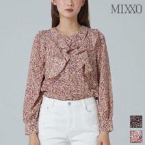 미쏘 플로럴 블라우스 MIWBL9T12R