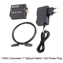 디지털 to 아날로그 변환기 오디오 기 rca rl 출력 오디오 어댑터 dac 증폭기 상자 동축 광 spdif atv dac 디코더, 나는 플러그