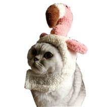 The Bund 강아지 고양이 모자 플라밍고 홍학, 1개