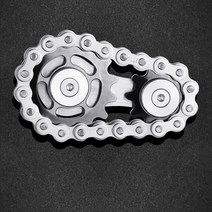 피젯 스피너 fidget spinner 피젯토이 큐브 스프로킷 체인 피젯 스피너 금속 감각 자전거 기어 성인 EDC, 01 Black