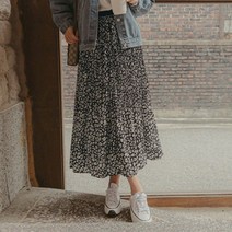 [마이더스비] 포브 레오파드 스커트 [전체밴딩]