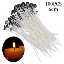 양초 캔들 심지20PCS Wooden Candles Wick with Sustainer Core DIY Making Kit Supplies Handmade Soy Par, 11 6cm