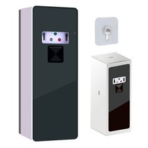 에어플로 프리미엄 방향제 자동분사기 (베이직 블랙), 숲속향 4캔 (1000원 할인), 4개