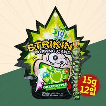 스트라이킹팝핑캔디 사과맛 15g 12입