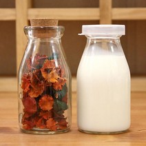 유리공병 우유병180ml 무지 PE캡, 1