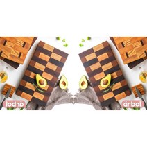 아르볼 엔드그레인 도마 토르 오일함침 탄화목