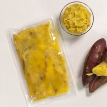 [에타홈] 무안 행복한고구마100% 달콤한 군고구마(냉동 퓨레) 500g 간편한 고구마라떼만들기, 옵션선택, 단품