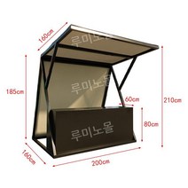 좌판대 가판대 매대 이동식 플리마켓 노점 접이식 부스 야시장, E
