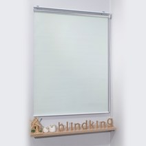 도담블라인드 크리스탈 암막 방염롤스크린 그린 가로 135 cm