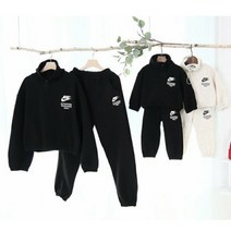 겨울맘커플룩 엄마아이겨울옷 아동기모트레이닝복세트 우리아이기모상하복