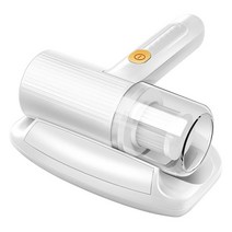 침구청소 휴대용 진드기 제거기 가정용 침대 무선 진공 필터 UV 먼지 자외선 살균기, 01 WHITE