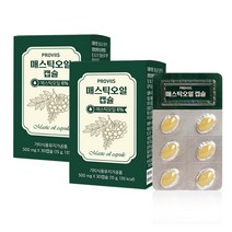 참굿즈 키오스섬 매스틱 오일 캡슐 500mg/2박스