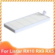listar rx10 rx9 rx5 rx3 로봇 진공 청소기 롤러 메인 사이드 브러시 hepa 필터 걸레 교체 예비 부품 액세서리 로봇청소기 필터 호환, 필터 1개