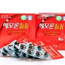 종근당건강 헤모론 철분 500mgX60캡슐 1개, 상세페이지 참조, 상세페이지 참조
