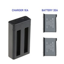 인스타 360 one x2 배터리2 충전기 1세트 1700mAh
