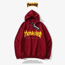 Thrasher FLAME LOGO 트레셔 불꽃 로고 플레임 후드티