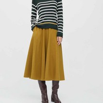 [UNIQLO] 유니클로 울 블렌드 플레어 가을 여성 스커트