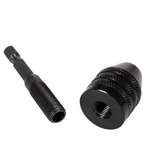 키레스척 드릴 스텝 백텝 미니 키리스 척 0.8-8mm 전기 비트 콜렛 고정 장치 도구 육각 생크 퀵 체인지 컨버터 맨 조각사 척, a