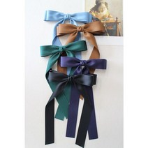 라벤더슈슈 [ 롱테일 헤어핀 6가지 색상 ] 앨리스 리본핀 #2 ( 25mm )