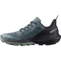 Salomon 여성용 OUTPULSE 하이킹 슈즈 트레일 러닝화 Stormy 웨더블랙연철 9