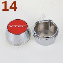 휠캡 60MM OD / ID 센터 림 캡 MUGEN VTEC 스푼 스포츠 스티커 커버 휠 허브 4 개, 14 14