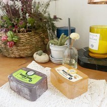 프리미엄 수제 허니 꿀비누 히노끼 편백비누 미용 세안, 꿀비누 150g x 1개입