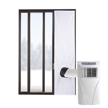 이동식 창문형 실외기 없는 에어컨 자바라 주름관 휴대용 에어 컨디셔너 및 텀블 드라이어 용 2M/3M 범용 윈도우 씰 AC 창 씰링 천 키트 핫 스톱 교환, 3M, CHINA