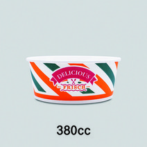 380cc 종이용기 종이그릇 일회용기 1000개입 1박스 (뚜껑별도), 1000개