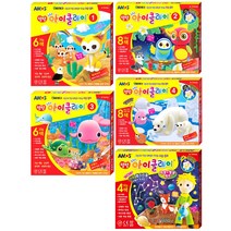 (아모스)탱탱 아이클레이4색6색8색 야광/형광세트(18g/30g), 클레이2-8색18g(야광)-수리부엉이