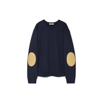[조질롱] SUPIMA NOIL ELBOW STITCH SWEATSHIRT NAVY