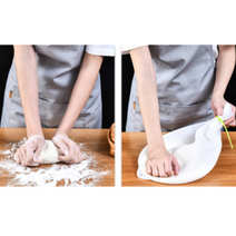 깔끔 실리콘 반죽 주머니 통 제빵 가정용 쿠키 상자 밀가루 공방도구 홈베이킹 빵만들기, 대형 (40cm x 27cm), 1개