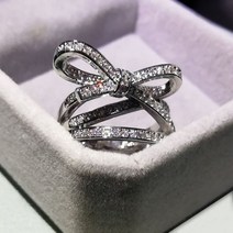 물고기애끼반지 천주교 약지 행운 실버 플레이트 여성 반지 로프 매듭 나비 AAAA 큐빅 지르코니아 고급 보석 웨딩 신부 모이사나이트