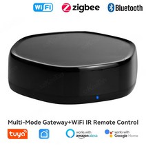 멀티 모드 메쉬 허브 ZigBee IR 원격 제어 멀티 모드 게이트웨이 투야 허브 스마트 홈 무선 브리지 블루투, 01 Tuya ZigBee IR BL