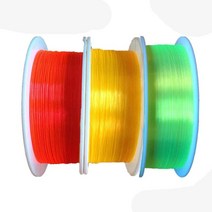 1M 광섬유 막대 하이 카파 라이트 레드 오렌지 그린 0.5mm 1.0mm 형광 케이블 네온 건 셔틀, 04 1.5mm_03 Orange