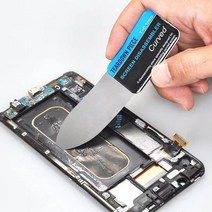 10 PCS 얇은 휴대 전화 스마트 폰 분해 수리 도구 스테인레스 스틸 카드 곡선 LCD 액정 화면 열기 분리 기 터치 노트북 아이패드 스크린 공구 SPUDGER 오프닝 오프너, 2PCS, FREE