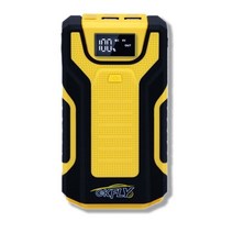 gkfly 1200a 16000mah car jump starter car starter 휴대용 시작 장치 jumpstart power bank car battery booster, 노란색