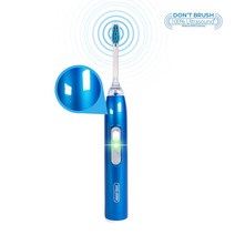 [독일직수입] 에미덴트 초음파 전동 칫솔 크롬, 블루