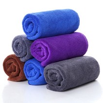 극세사 타올 수건 100g, 청록색, 1개