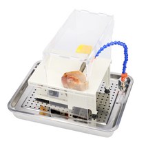 프라모델부스 작업용 우드카빙 스프레이 집진 박스, 확장방수커버+트레이+수도관펌프