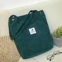 미니에코백 에코백 2022 코듀로이 숄더 백 여성용 코튼 천 핸드백 솔리드 컬러 에코 쇼핑 오랑니저 재사용 가능한 대형 쇼퍼 토트 백