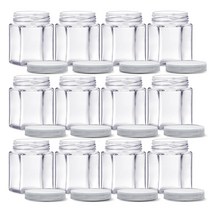 MIRKOREA PP캡 W 잼병 육각병150 SH150, 120ml, 60개