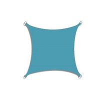 티피텐트 420D 방수 차양 항해 야외 정원 해변 캠핑 파티오 수영장 천막 텐트, ake blue+2x5m