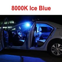 현대 산타페 santafe sm cm dm tm 2007 2008 2010 2013 2014 2016 2020 2021 자동차 인테리어 led 라이트 canbus 자동차, 8000k 아이스 블루, (2018-2021) 9개