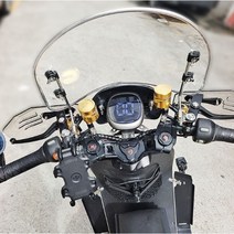 혼다 줌머E 튜닝 파츠 윈드쉴드 윈드 스크린 핸드가드 핸드 실드, 핸드쉴드, 블랙